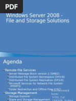 Windows Server 2008 File and Storage Solutions