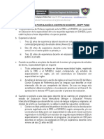 Informes de Concurso Contrato Docente