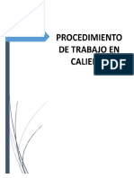 Procedimiento de Trabajos en Caliente