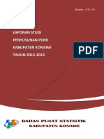 Laporan Studi Penyusunan PDRB Kabupaten Konawe 2012-2013