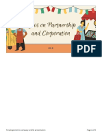 Laws On Partnership and Corporation