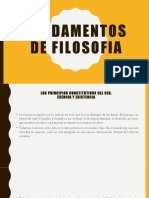 Fundamentos de la filosofía: esencia, existencia y categorías del ser