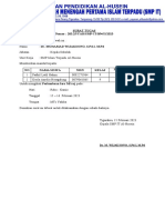 Surat Tugas Nomor: 203.25/YAH/SMP-IT/054/II/2023: Dr. M. Wijaksono, S.Pd.I, M.P D