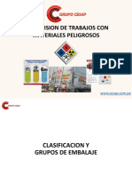 2 CLASIFICACION - Curso Supervision de Trabajos Con Materiales Peligrosos