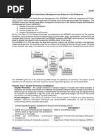 Disaster Risk Preparednes, Management and Response of The Philippines