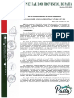 Normas y procedimientos para subvenciones en Paita