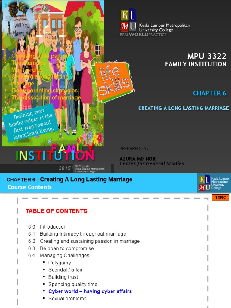 Building a Lasting Marriage | PDF | Intimate Relationships | Marriage