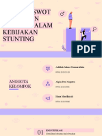 Analisis Swot Penerapan Gender Dalam Kebijakan Stunting