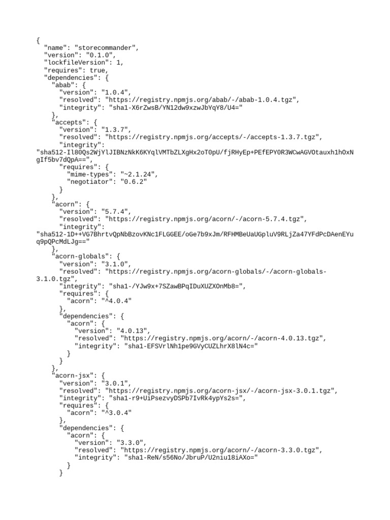 Package-Lock (Copia) | PDF | Teaching Methods & Materials | Computers
