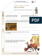 Ficha de Actividad - La Peste Negra PDF