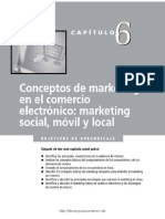 Capitulo 6 Conceptos de Marketing en El Comercio Electronico Marketing Social Movil y Local
