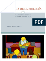 Didáctica de La Biología