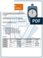 Mechanical Durometer for Shore Hardness Testing