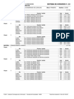 Horarios Facultad Humanidades