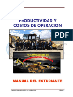 Productividad y Costo de Opreacion