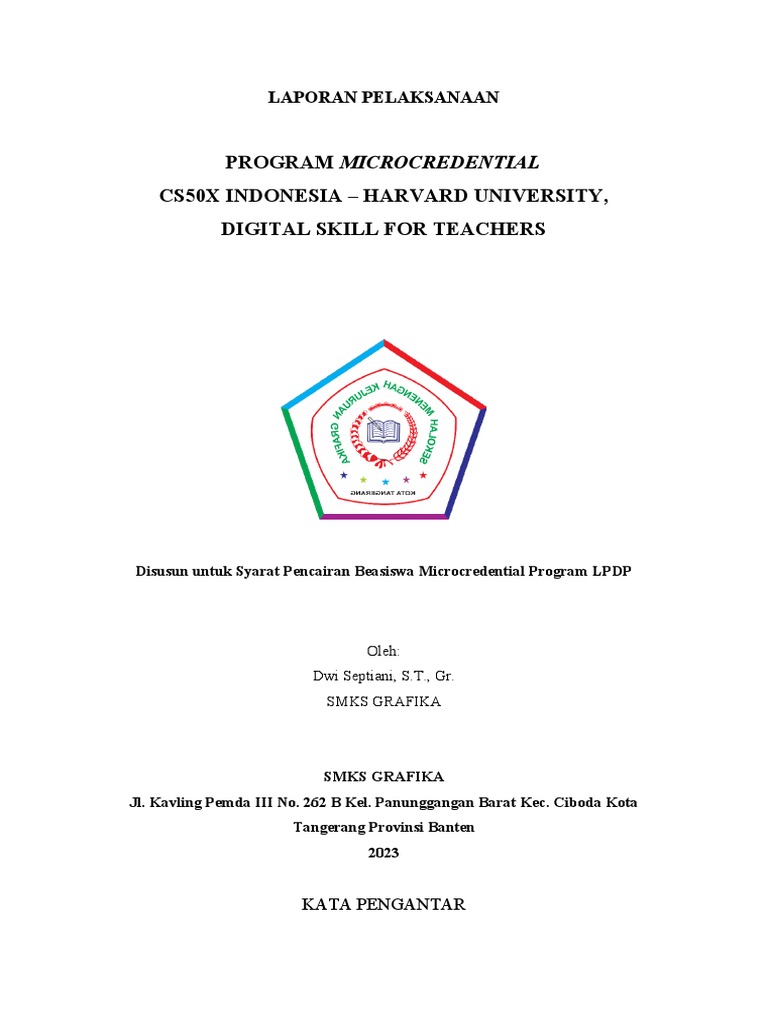 Laporan Program Microcredential CS50X | PDF