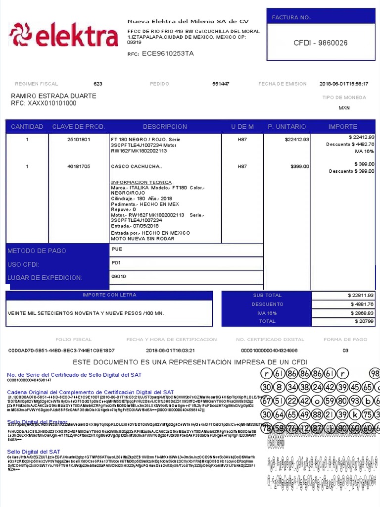 FacturaElektra PDF