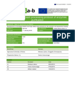 D4.3 A Downstream Processing Protocol of Enzymes Purification