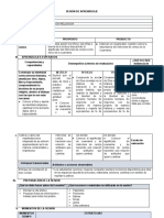 Sesion de Aprendizaje Religión Unidocente