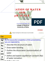 Lecture 8. PH and Dissociation of Water-Mir