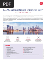 NUS Law LLM Programmes 2025 Overview | PDF | Arbitration | Justice