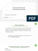 Elaboración Terminos de Referencia - Verde