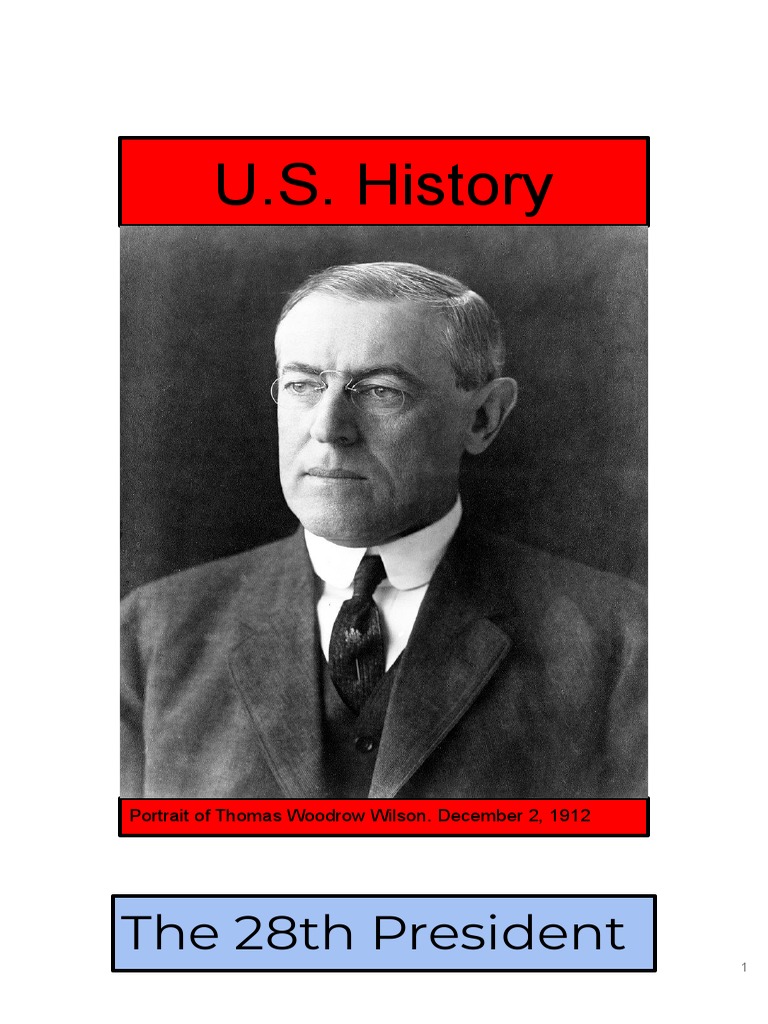Wilson's Presidency PDF PDF League Of Nations Woodrow Wilson
