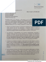 Oficio 090-DSE-2022 - Cierre Preliminar SACE