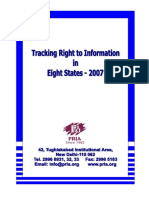 Tracking The Progress of Right To Information in 8 States PDF