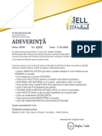Sellification Adeverinta SP02 42905 PDF