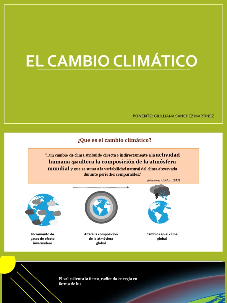 Impacto del Cambio Climático en Perú | PDF | Mitigación del cambio ...