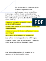 Das Thema Meiner Präsentation Ist Bio