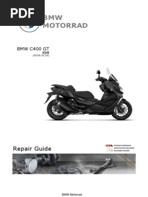 BMW C400 GT Repair and Service Guide | PDF | Throttle | Tire