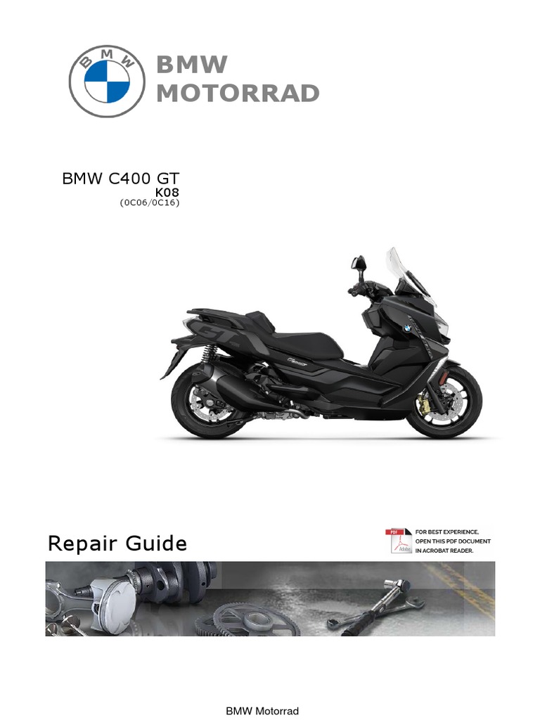 BMW C400 GT Repair and Service Guide | PDF | Throttle | Tire
