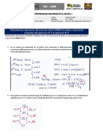 Ficha de Matematica 1ro y 2do