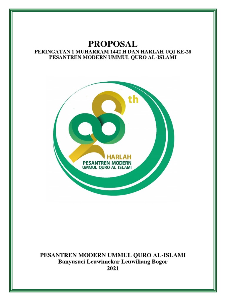 PROPOSAL HARLAH 28 | PDF