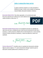 Ap 11 Medidas de Dispersión o Variación para Datos Agrupados