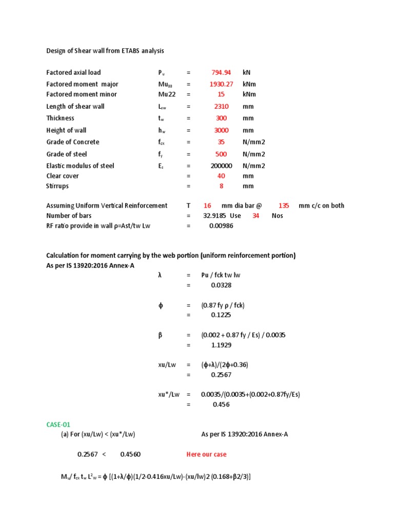 Shear Wall and Boundary Element Design | PDF | Young's Modulus | Materials