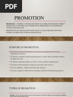 Promotion