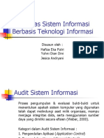 Audit Atas Sistem Informasi Berbasis Teknologi Informasi