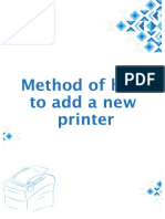 Method To Add A New Printer