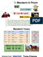 Mandarin Pinyin Lesson