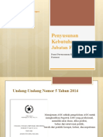 Materi Penyusunan Kebutuhan Jab. Fungsional