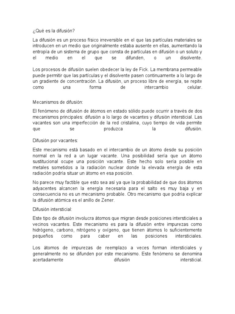 Qué es la difusión PDF