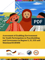 Assessment of Enabling Environment For Youth Participation in Peacebuilding and Governance in Region X, XI, XIII and Mainland BARMM