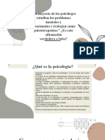 Qué es la psicología? Los principales campos de estudio