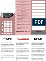 Detective Files One Page Journaling TTRPG PDF