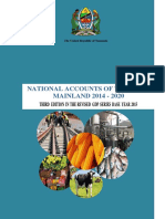 National Accounts of Mainland Tanzania 2020 PDF