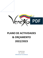 Plano de Actividades e Orçamento 2022-2023