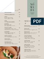 NOMADA Menu